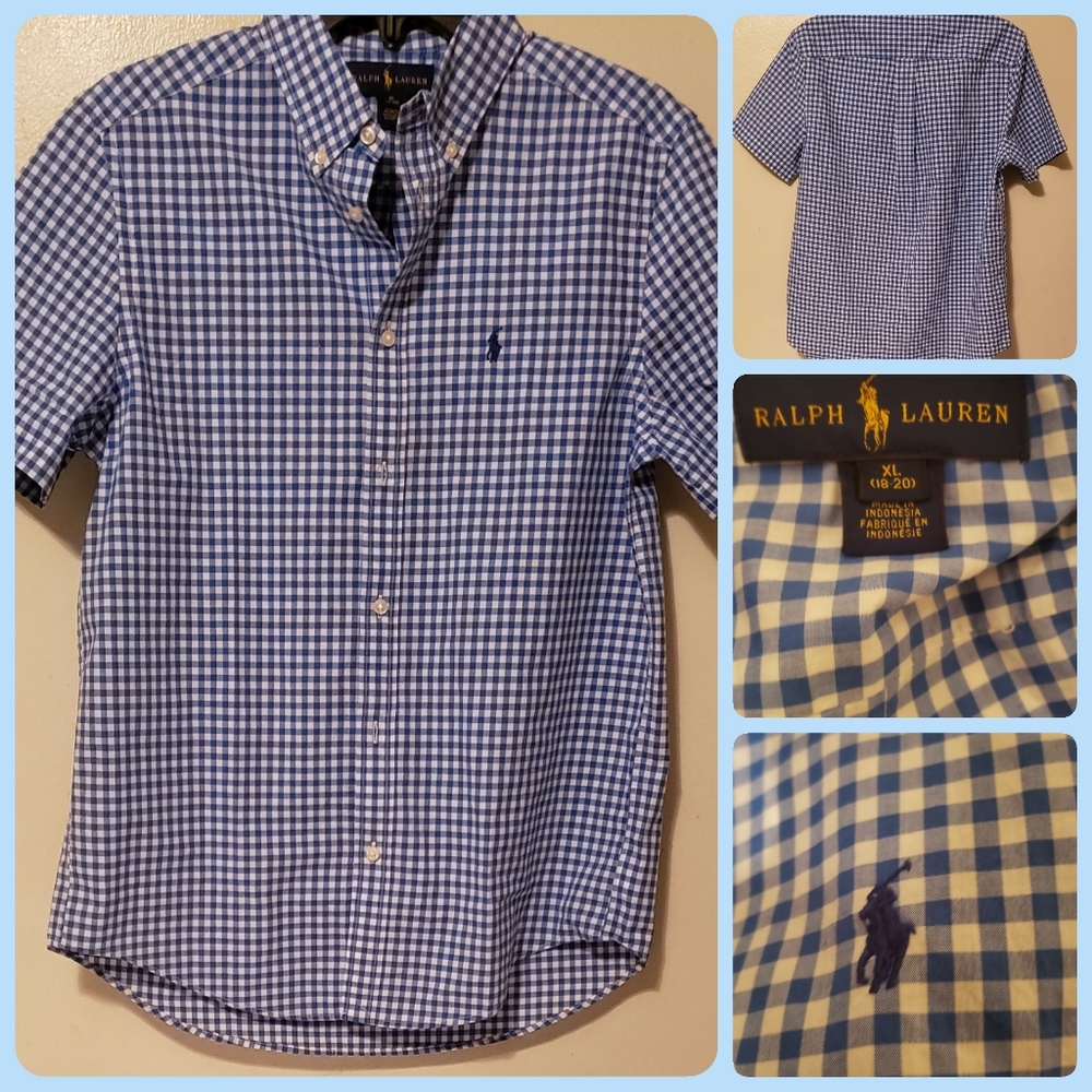 Short Sleeve Boy Shirt by Ralph Lauren